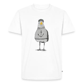 Amour de la mer Baltique The Moeve - T-shirt Premium bio Homme - blanc - Devant - Nico (187cm)