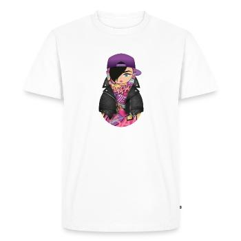 Matryoshka Nova - Men's Premium Organic T-Shirt - white - Front - Nico (187cm)