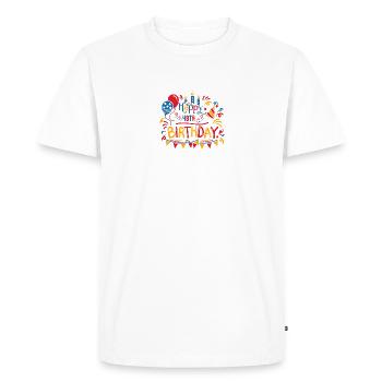 Joyeux 48e anniversaire Quarante-huit cadeaux de 48 ans - T-shirt Premium bio Homme - blanc - Devant - Nico (187cm)