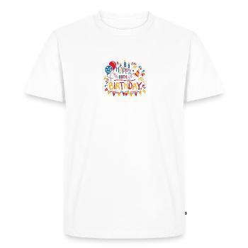 Happy 60th Birthday Sixtieth 60 Year Old Gift Idea - Men's Premium Organic T-Shirt - white - Front - Nico (187cm)