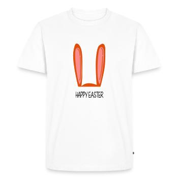 Joyeuses Pâques - T-shirt Premium bio Homme - blanc - Devant - Nico (187cm)