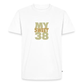 38 - T-shirt Premium bio Homme - blanc - Devant - Nico (187cm)