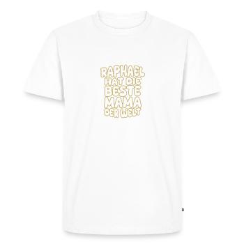 Gift for Raphael - Men's Premium Organic T-Shirt - white - Front - Nico (187cm)