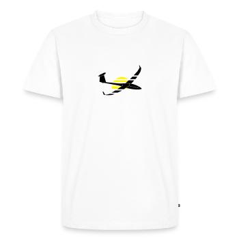 Glider Gliding Glider Glider - Men's Premium Organic T-Shirt - white - Front - Nico (187cm)
