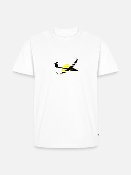 Planeurs plan - T-shirt Premium bio Homme - blanc