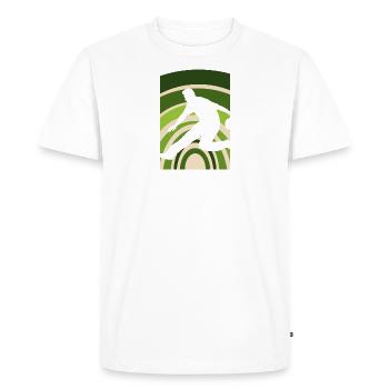Bowling Bowler Strike - Men's Premium Organic T-Shirt - white - Front - Nico (187cm)