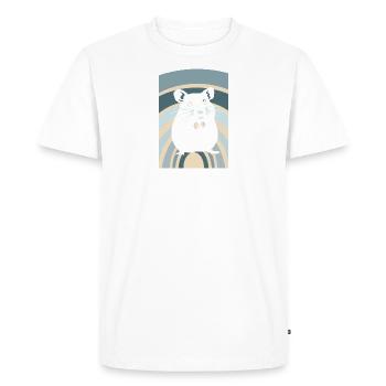 Rongeur de compagnie - T-shirt Premium bio Homme - blanc - Devant - Nico (187cm)