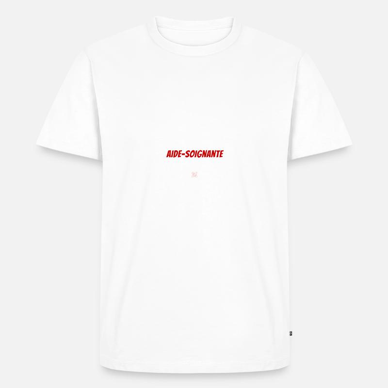 Nicht perfekter Pfleger Geschenk Pfleger - Männer Premium Bio T-Shirt - Weiß