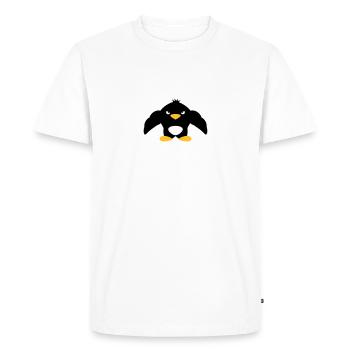 Muscle Penguin - T-shirt Premium bio Homme - blanc - Devant - Nico (187cm)