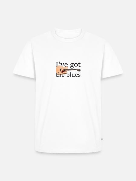 The blues - Men's Premium Organic T-Shirt - white
