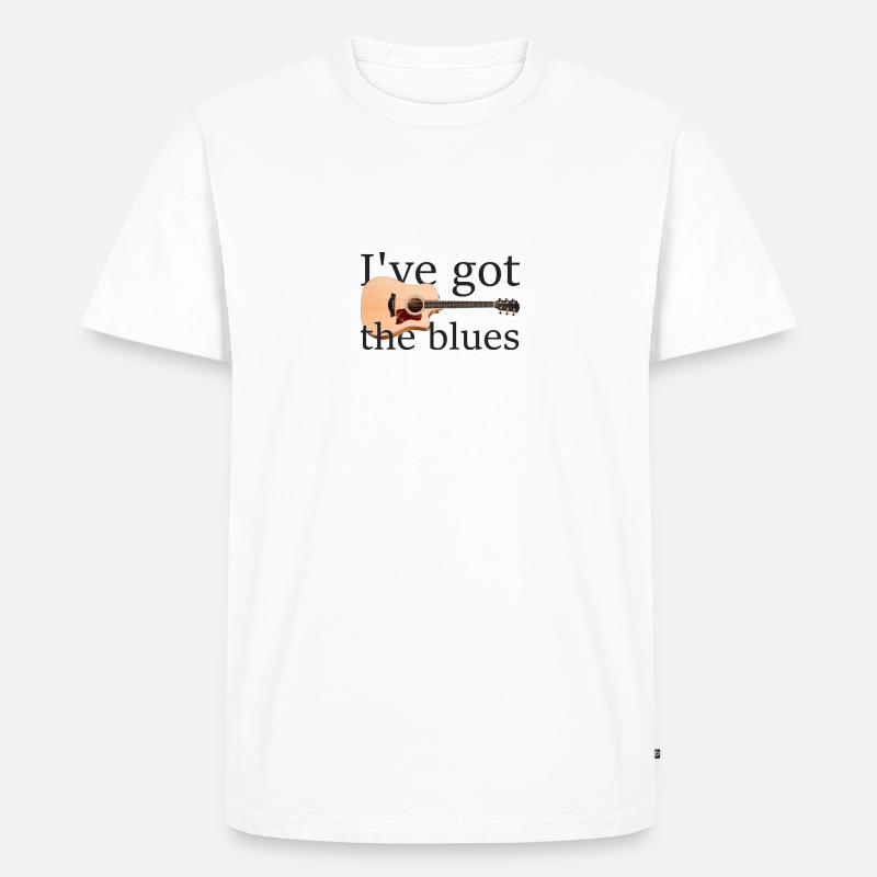 The blues - Männer Premium Bio T-Shirt - Weiß