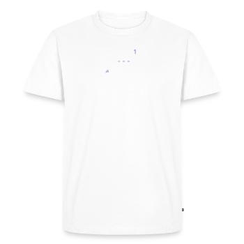 BATEAU DE CROISIÈRE - NAVIRE DE CROISIÈRE BLANC ET MAUVE - T-shirt Premium bio Homme - blanc - Devant - Nico (187cm)