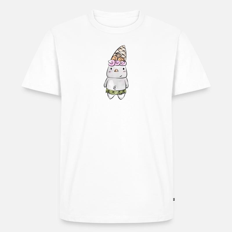 60E52427 1203 4239 9741 B1ACC2CEE893 - Männer Premium Bio T-Shirt - Weiß