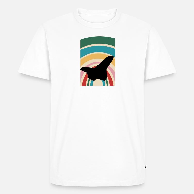 Dépliants sur l’aérospatiale - T-shirt Premium bio Homme - blanc