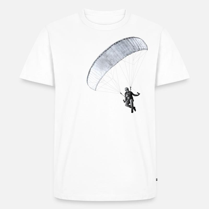 Paragleiter Bleistift - Männer Premium Bio T-Shirt - undefined