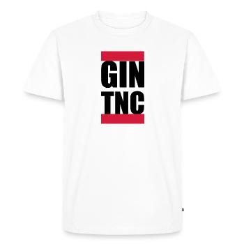 GIN - T-shirt Premium bio Homme - blanc - Devant - Nico (187cm)