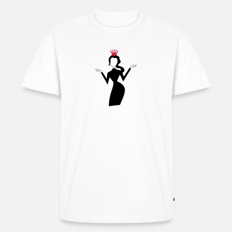 Topmodel - Männer Premium Bio T-Shirt - Weiß