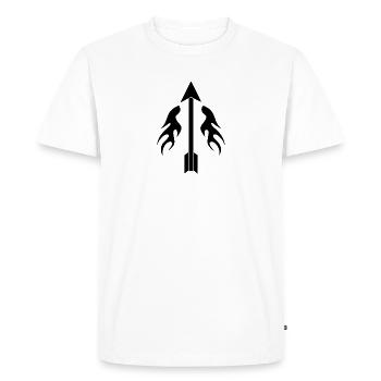 troops Ready - Men's Premium Organic T-Shirt - white - Front - Nico (187cm)