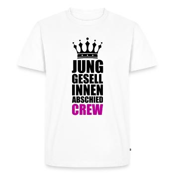 Hen Party Crew - Men's Premium Organic T-Shirt - white - Front - Nico (187cm)