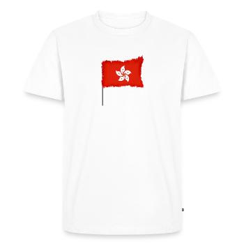 Hong Kong - Men's Premium Organic T-Shirt - white - Front - Nico (187cm)
