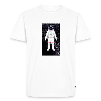Image spatiale d’astronaute flottant - T-shirt Premium bio Homme - blanc - Devant - Nico (187cm)