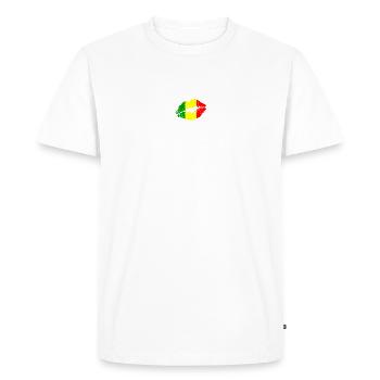 Mali drapeau pays Native Ancestry fierté femmes - T-shirt Premium bio Homme - blanc - Devant - Nico (187cm)