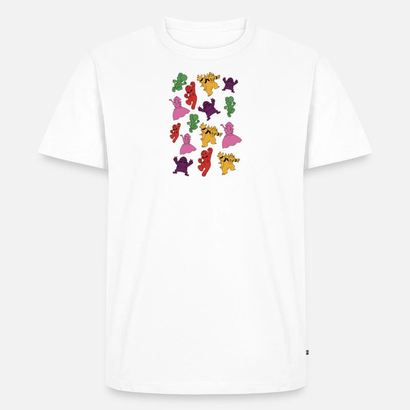 SUPER DOODLE - Männer Premium Bio T-Shirt - Weiß
