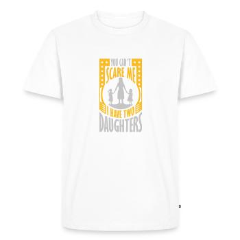 I have two daughters - Men's Premium Organic T-Shirt - white - Front - Nico (187cm)