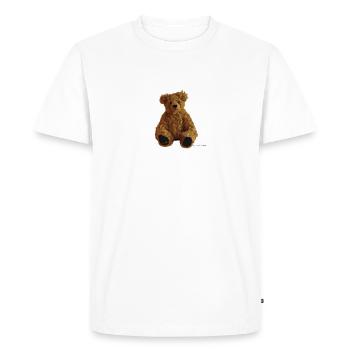 ours en peluche - T-shirt Premium bio Homme - blanc - Devant - Nico (187cm)