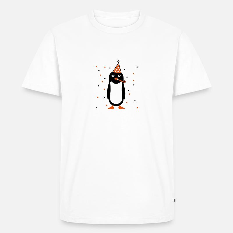 Party Pinguin - Männer Premium Bio T-Shirt - undefined