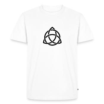 Noeud celtique merveilleux symbole celtique - T-shirt Premium bio Homme - blanc - Devant - Nico (187cm)
