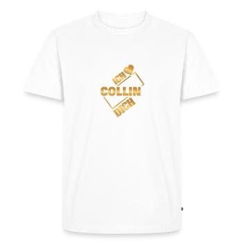 Couple Collin - T-shirt Premium bio Homme - blanc - Devant - Nico (187cm)