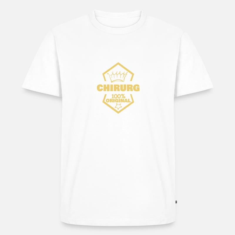 Arbeit Chirurg - Männer Premium Bio T-Shirt - undefined