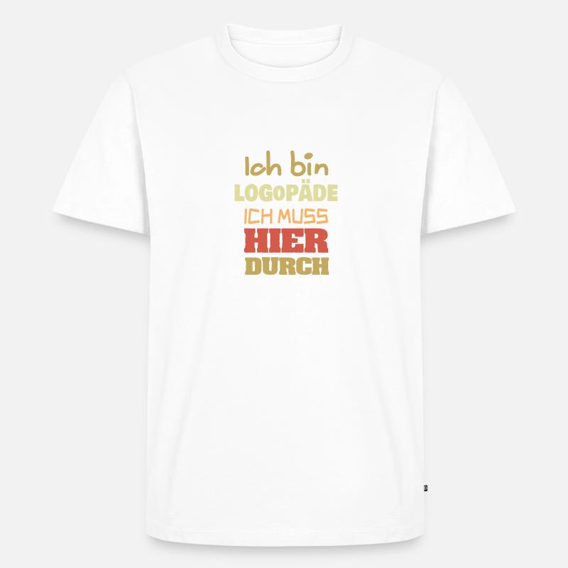 Logopäde - Männer Premium Bio T-Shirt - undefined