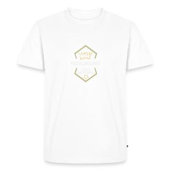 Warehouse clerk as work - Men's Premium Organic T-Shirt - white - Front - Nico (187cm)