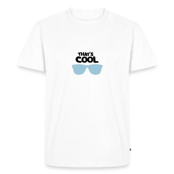 that's cool - Men's Premium Organic T-Shirt - white - Front - Nico (187cm)