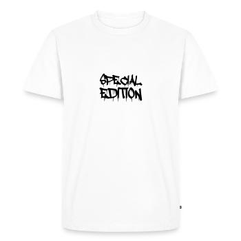 édition spéciale - T-shirt Premium bio Homme - blanc - Devant - Nico (187cm)