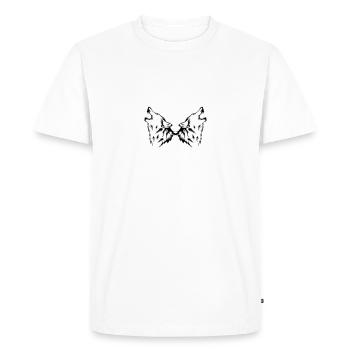 wolves - Men's Premium Organic T-Shirt - white - Front - Nico (187cm)