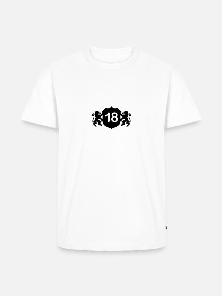 18 coat of arms - Men's Premium Organic T-Shirt - 