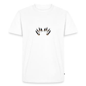 griffe 02 - T-shirt Premium bio Homme - blanc - Devant - Nico (187cm)