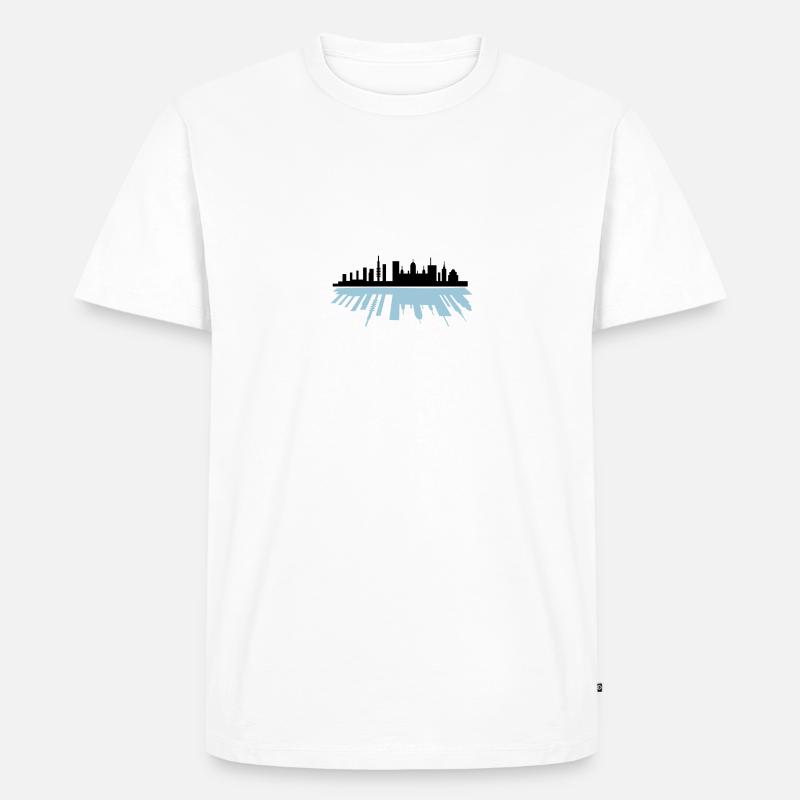 city skyline - Männer Premium Bio T-Shirt - undefined