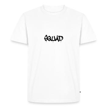 squad - T-shirt Premium bio Homme - blanc - Devant - Nico (187cm)