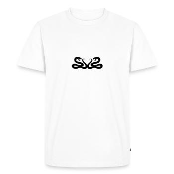 snakes - Men's Premium Organic T-Shirt - white - Front - Nico (187cm)