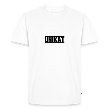 unique - T-shirt Premium bio Homme - blanc - Devant - Nico (187cm)