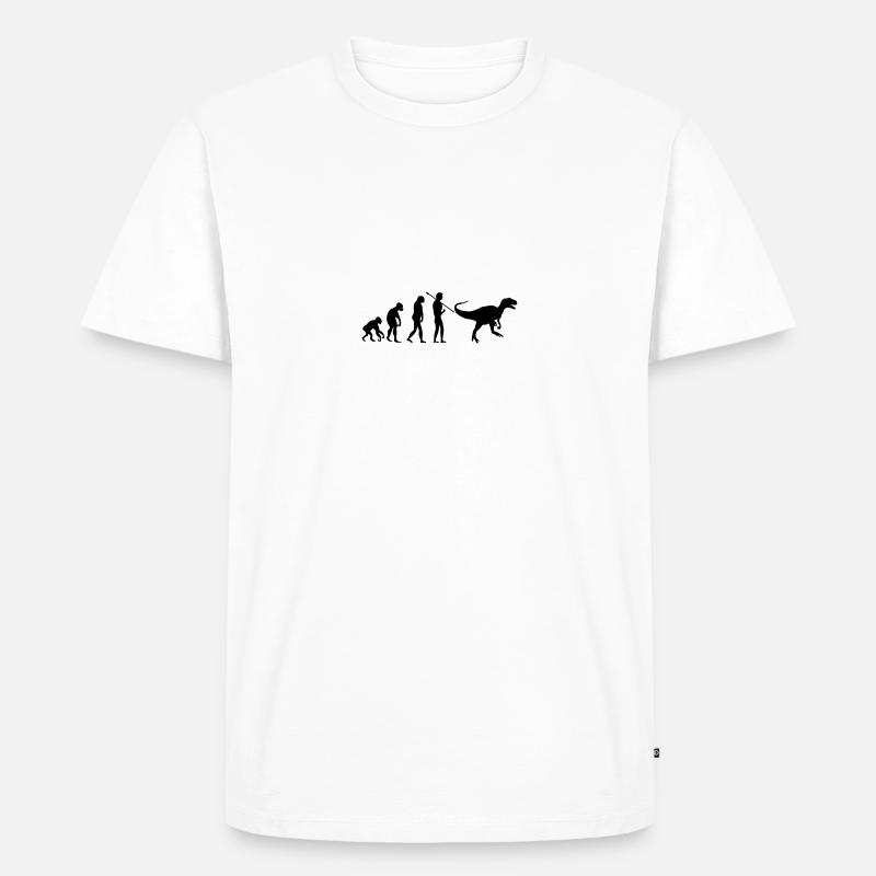 dino evolution - Männer Premium Bio T-Shirt - undefined