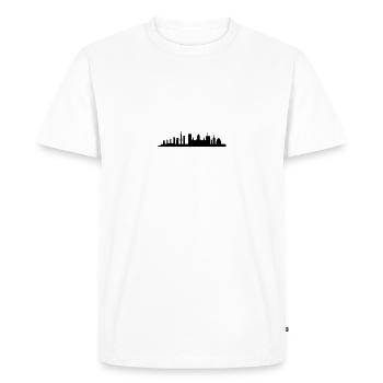 toits de la ville - T-shirt Premium bio Homme - blanc - Devant - Nico (187cm)