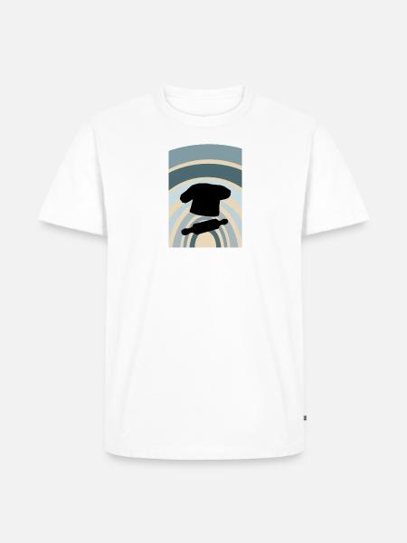Bäckerei Backen Backwaren - Männer Premium Bio T-Shirt - Weiß