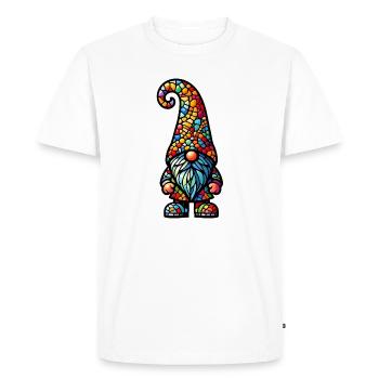Gnome - T-shirt Premium bio Homme - blanc - Devant - Nico (187cm)