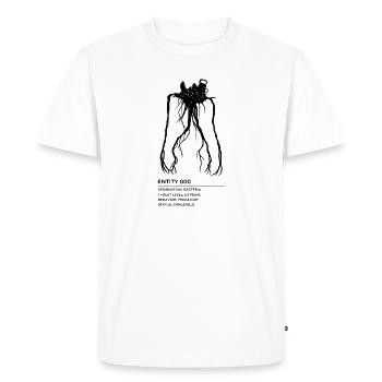 Backrooms Entity 0 black - Men's Premium Organic T-Shirt - white - Front - Nico (187cm)