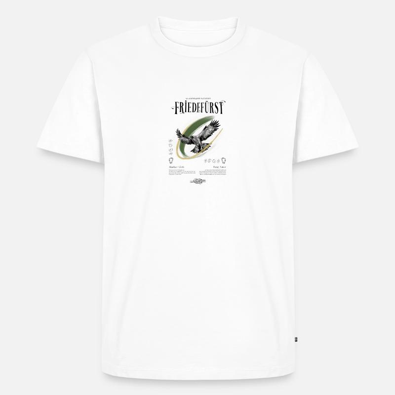 Friedefürst boulder - Männer Premium Bio T-Shirt - Weiß